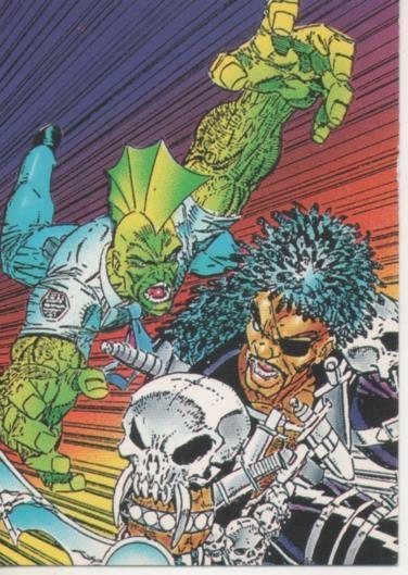 Cromo E003233: Trading Card. The Savage Dragon, nº 21 Crime Buster