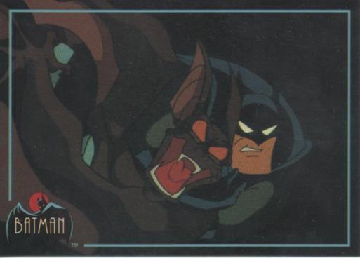 Cromo E003229: Trading Card. Batman, 57 of 100 On Leather Wings