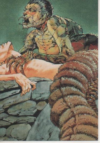 Cromo E003162: Trading Card, Master of the Macabre, nº 18 Larva