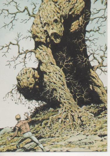 Cromo E003160: Trading Card, Master of the Macabre, nº 16 Moving Day