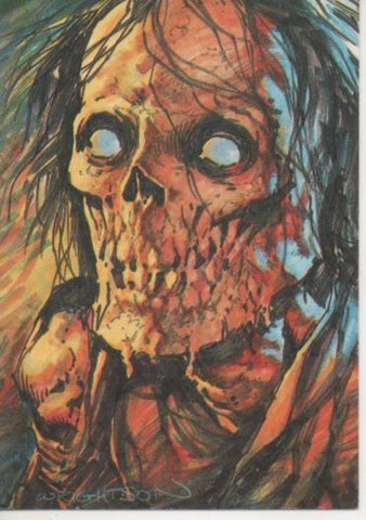 Cromo E003153: Trading Card, Master of the Macabre, nº 9 Late Caller
