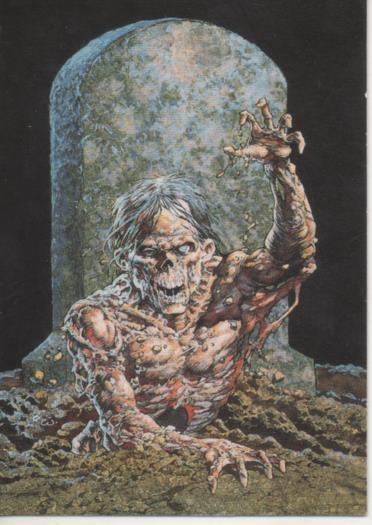 Cromo E003147: Trading Card, Master of the Macabre, nº 1 Lazarus Syndrome