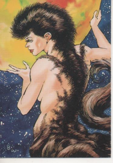 Cromo E003166: Trading Card, Master of the Macabre, nº 24 Cosmic Volleyball
