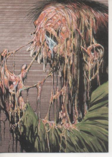 Cromo E003194: Trading Card, Master of the Macabre, nº 63 Soft Soldier