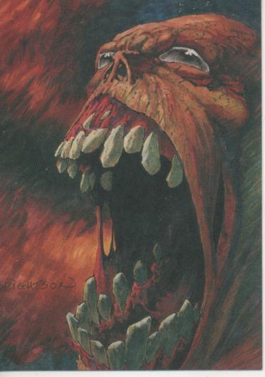 Cromo E003193: Trading Card, Master of the Macabre, nº 60 Technicolor Yawn