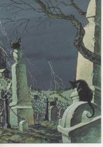 Cromo E003189: Trading Card, Master of the Macabre, nº 54 Distant Thunder
