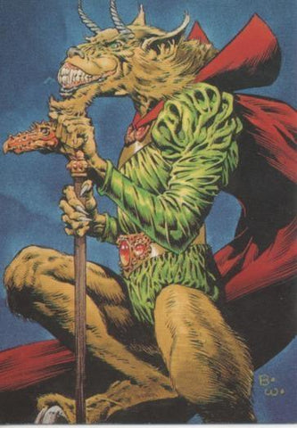 Cromo E003186: Trading Card, Master of the Macabre, nº 51 The Very Devil
