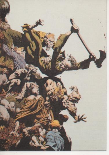 Cromo E003178: Trading Card, Master of the Macabre, nº 40 Freaks