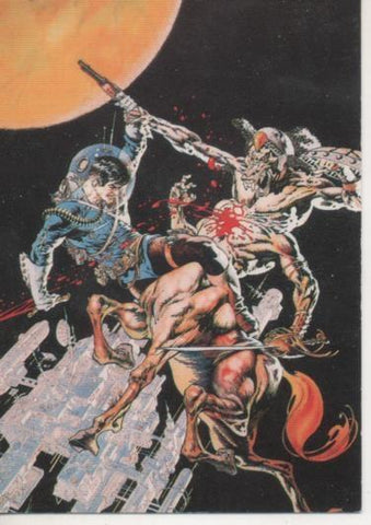 Cromo E003176: Trading Card, Master of the Macabre, nº 38 Free Fall