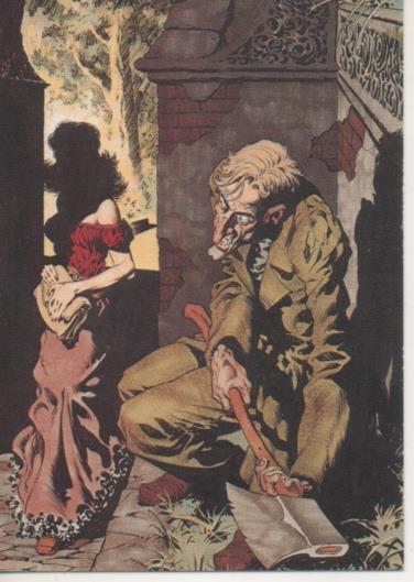 Cromo E003174: Trading Card, Master of the Macabre, nº 36 Heads, You Lose