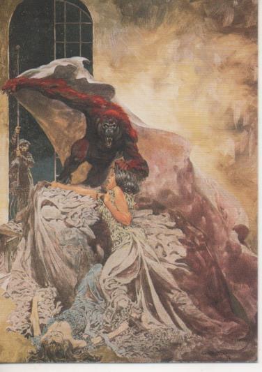 Cromo E003173: Trading Card, Master of the Macabre, nº 34 Murders in the Rue Morgue