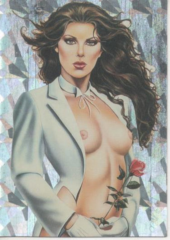 Cromo E003490: Trading Card. OliviaII, nº 25 Tuxedo Lady