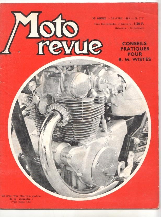 Revista: Moto revue num 1737, 24 avril 1965 - Conseils pratiques pour B.M. Wistes