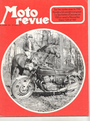 Revista: Moto revue num 2017, 27 fevrier 1971 - Sur les routes avec la 750 Honda