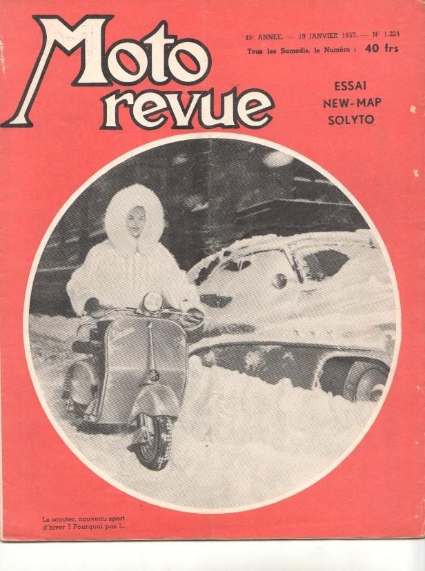 Revista: Moto revue num 1324, 19 janvier 1957 - Essai New Map Solyto