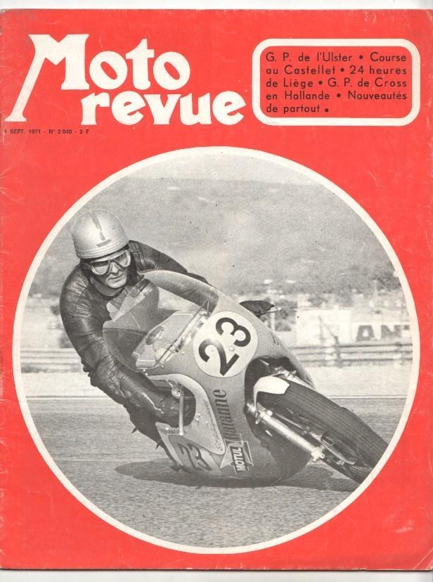 Revista: Moto revue num 2040, 4 sept 1971 - G.P. de l'Ulster, Course au Casellet