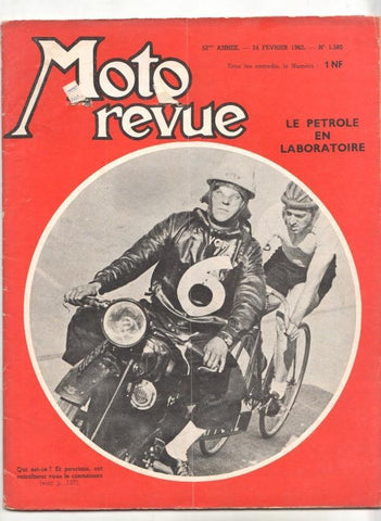 Revista: Moto revue num 1580, 24 fevrier 1962 - Le petrole en laboratoire