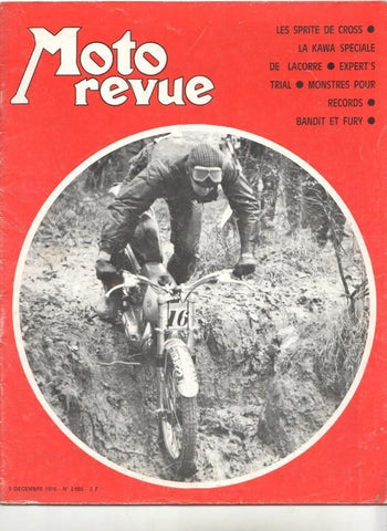 Revista: Moto revue num 2005, 5 dect 1970 - La Kawa speciale, Les sprite de Cross