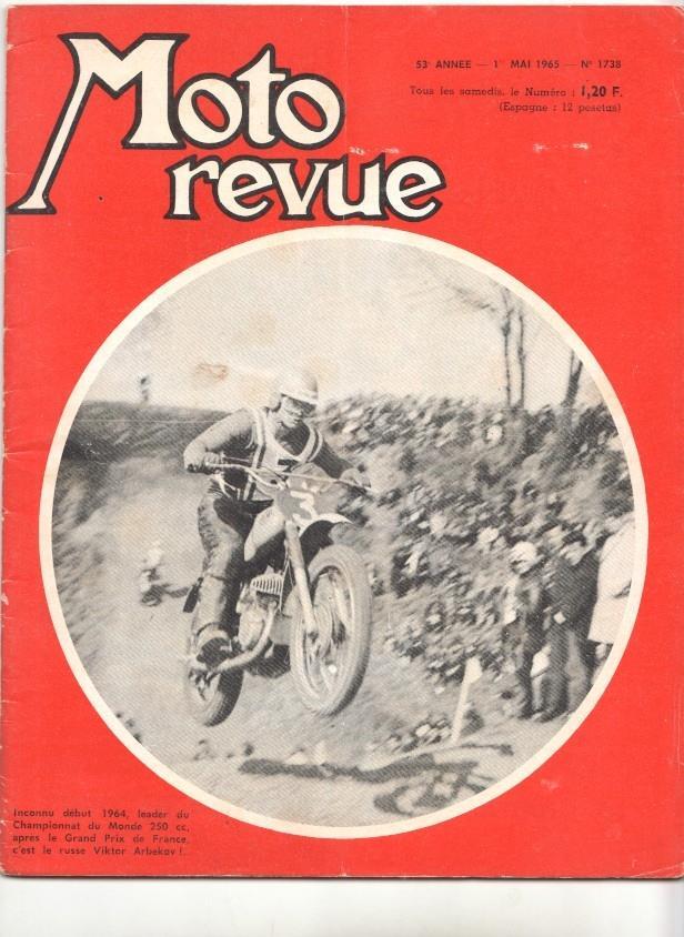 Revista: Moto revue num 1738, 1 mai 1965 - Grand Prix de France des 250 cc a St Quentin