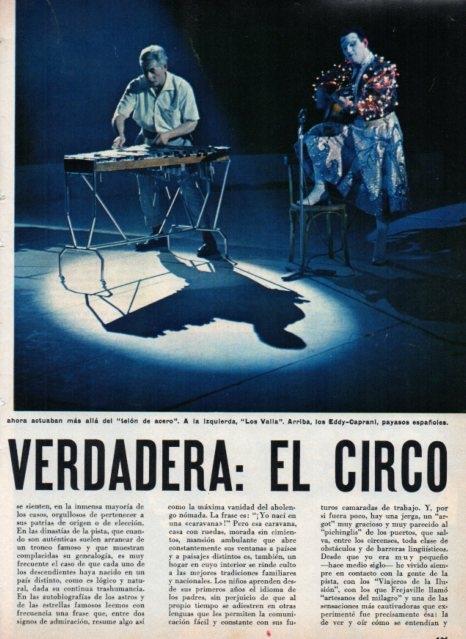 LAMINA V17362: Los Eddy-Caprani en el circo de Praga
