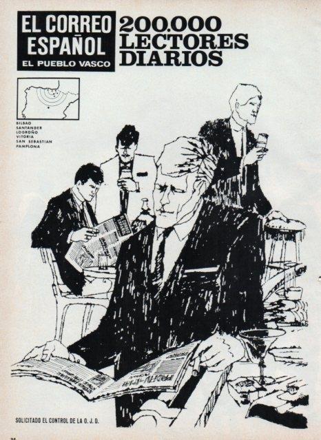 LAMINA V17347: Publicidad El Correo Español