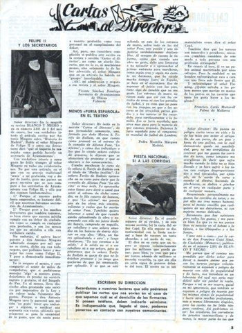 LAMINA V17333: Cartas al Director Blanco y Negro numero 2804