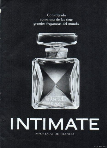 LAMINA V17334: Publicidad Intimate de Revlon