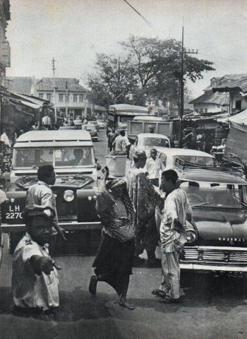 LAMINA V17342: Vista calle de Lagos, Nigeria
