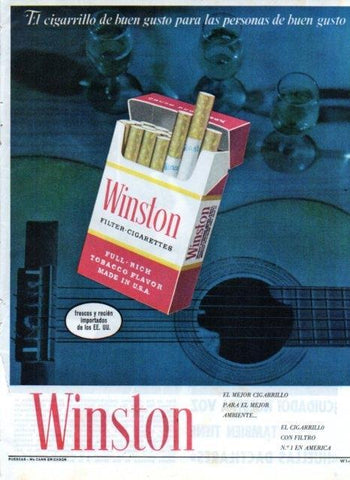 LAMINA V17335: Publicidad de Winston