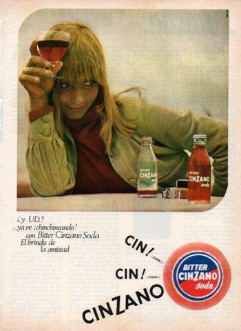 LAMINA V17367: Publicidad Bitter Cinzano soda