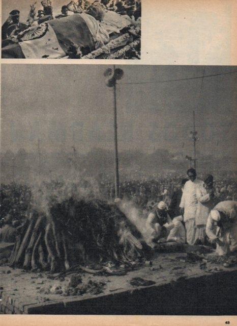 LAMINA V17393: Pila funeraria de Lal Bahadur Shastri