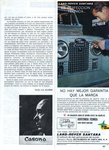 LAMINA V17372: Publicidad Land-Rover Santana