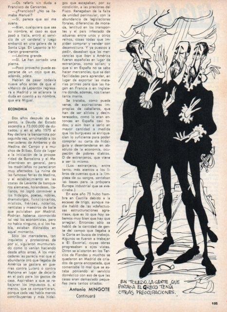 LAMINA V17325: Ilustracion de Mingote para capitulo VI seccion Historia de Madrid