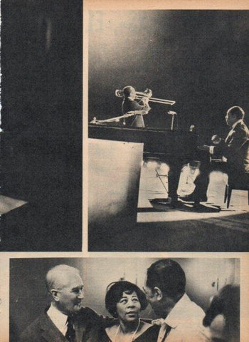 LAMINA V17268: Ella Firzgerald Duke Ellington en la sala Pleyel