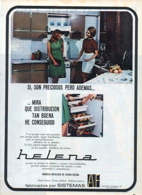 LAMINA V17273: Publicidad muebles de cocina Helena