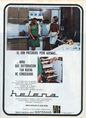 LAMINA V17273: Publicidad muebles de cocina Helena