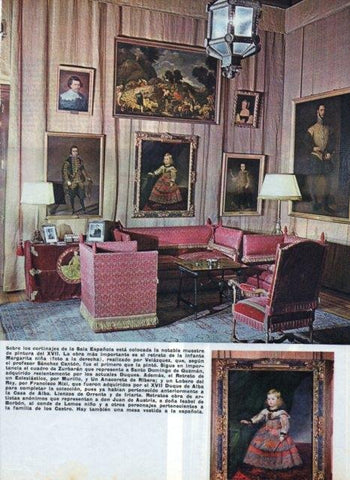 LAMINA V17276: Sala española del Palacio de Liria