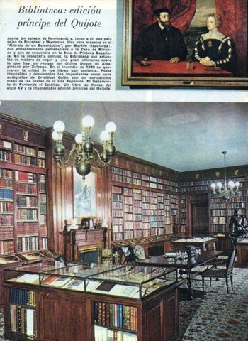 LAMINA V17277: La biblioteca del Palacio de Liria