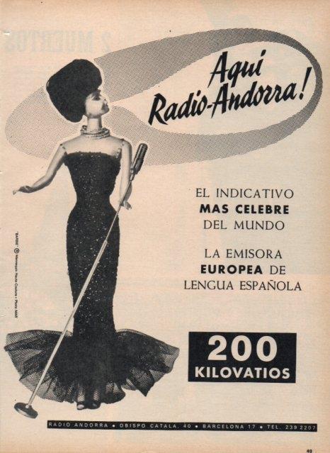 LAMINA V17261: Publicidad Radio Andorra