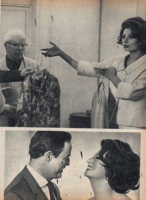 LAMINA V17244: Sofia Loren Marlon Brando y Charles Chaplin