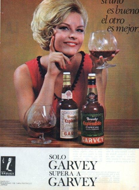 LAMINA V17247: Publicidad Brandy Esplendido de Garvey