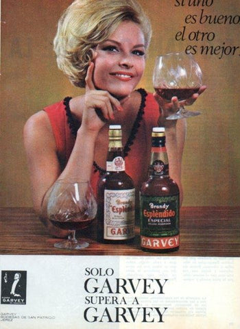 LAMINA V17247: Publicidad Brandy Esplendido de Garvey