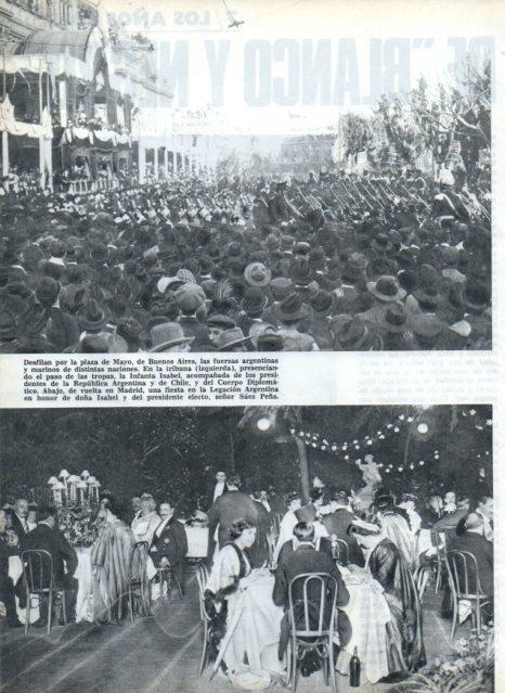 LAMINA V17279: Fiesta en la Legacion Argentina en Madrid