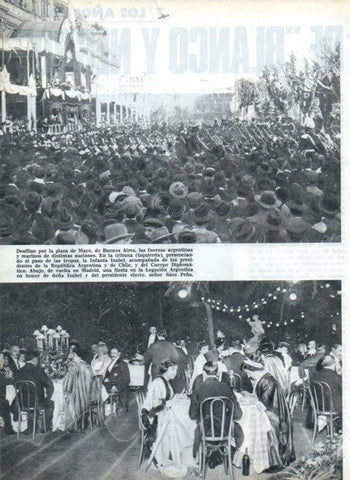 LAMINA V17279: Fiesta en la Legacion Argentina en Madrid