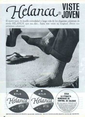 LAMINA V17250: Publicidad calcetines Helanca