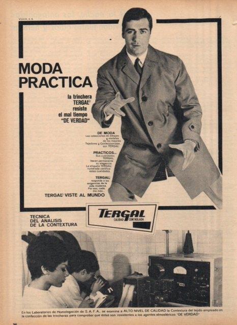 LAMINA V17254: Publicidad trinchera Tergal