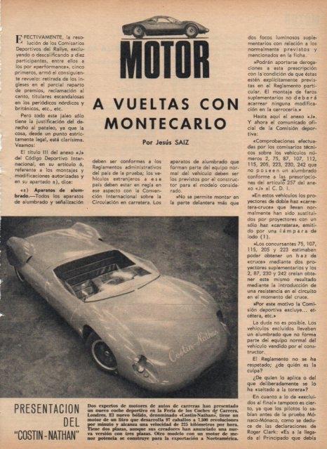 LAMINA V17318: Coche deportivo Costin-Nathan