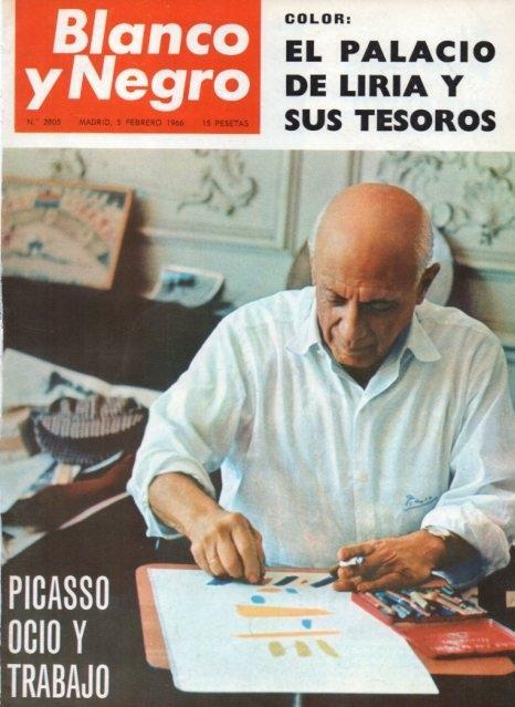 LAMINA V17290: Portada revista Blanco y Negro numero 2805 de 5 de febrero de 1966