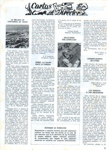 LAMINA V17291: Cartas al Director Blanco y Negro numero 2805