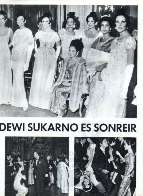 LAMINA V17296: Dewi Sukarno en el baile del conde Pucci en Roma